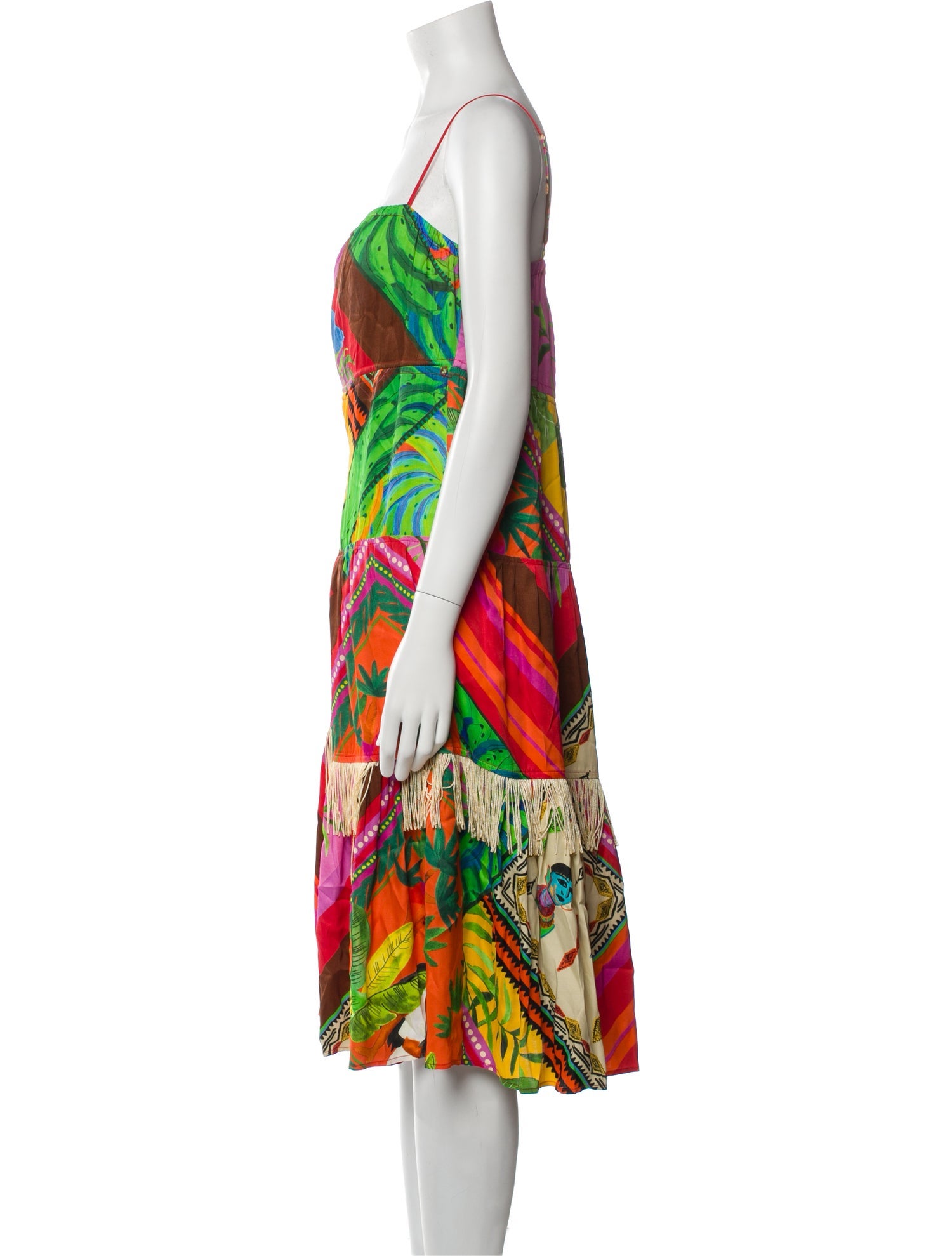 Farm Rio Printed Midi Length Dress