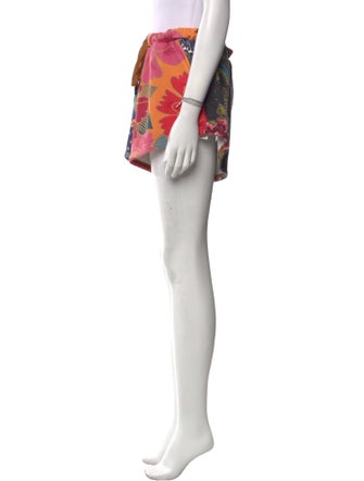 Farm Rio Floral Print Mini Shorts