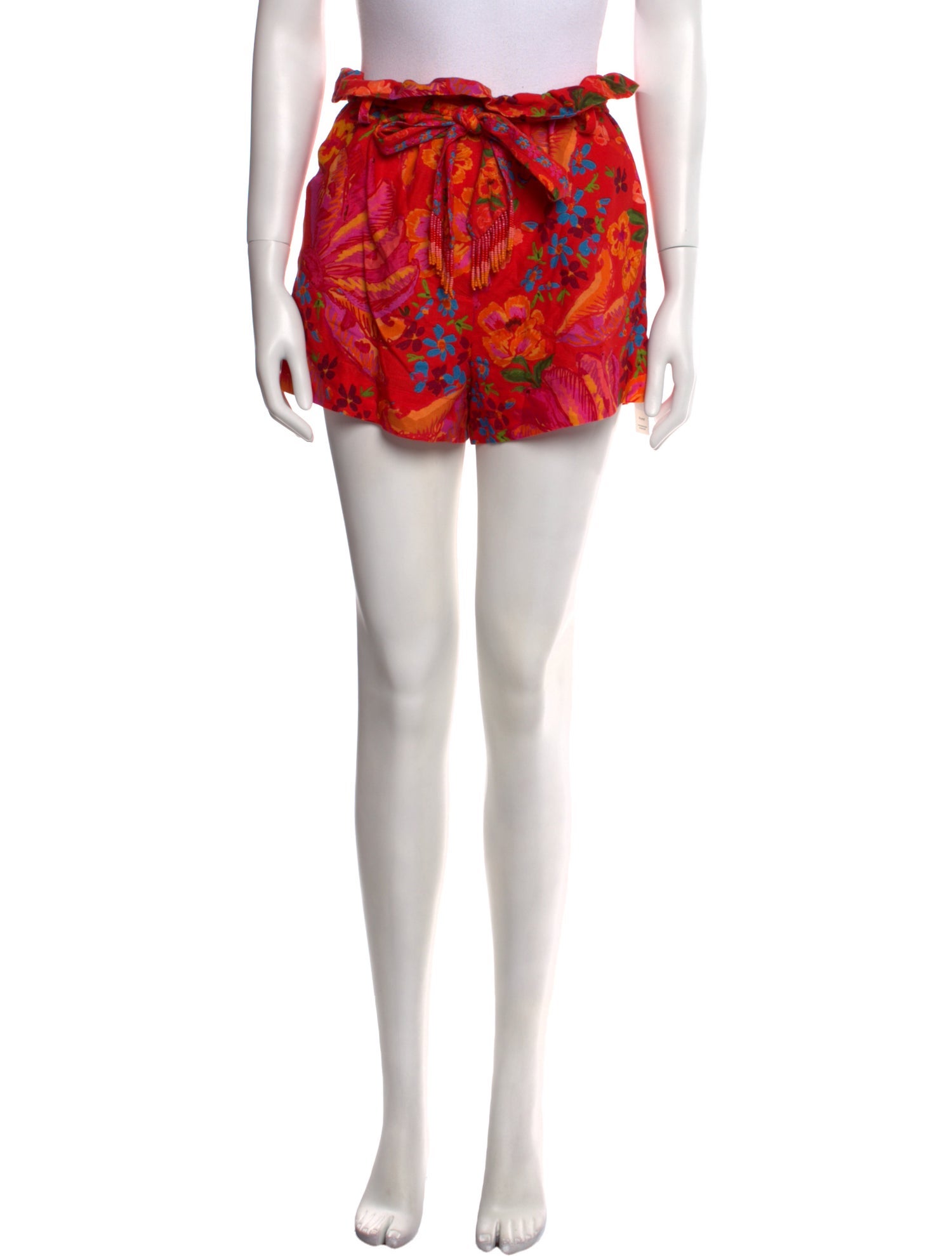 Farm Rio Floral Print Mini Shorts