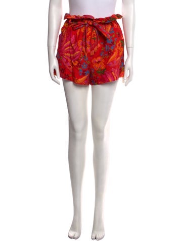 Farm Rio Shorts Floral Print Mini XS
