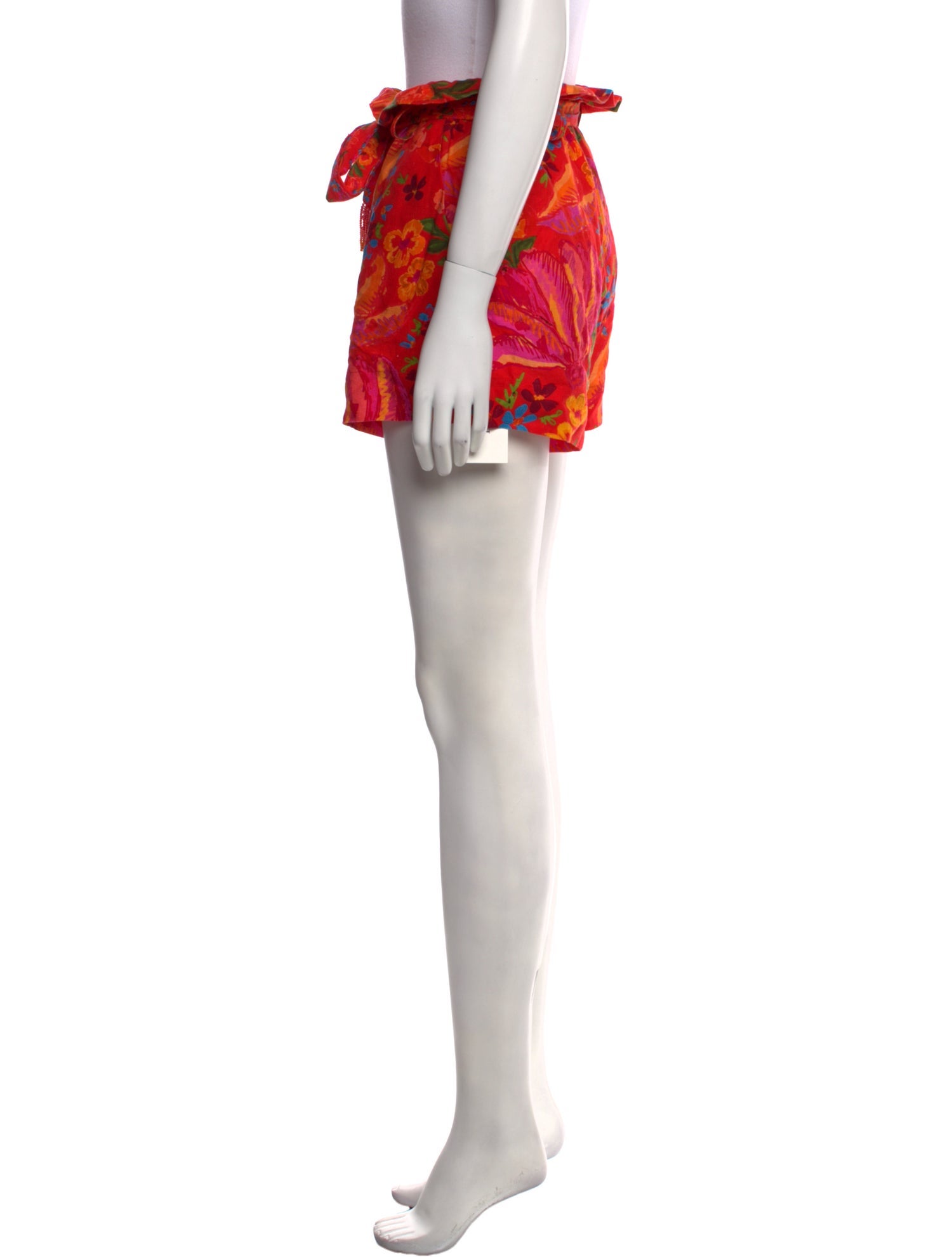 Farm Rio Floral Print Mini Shorts