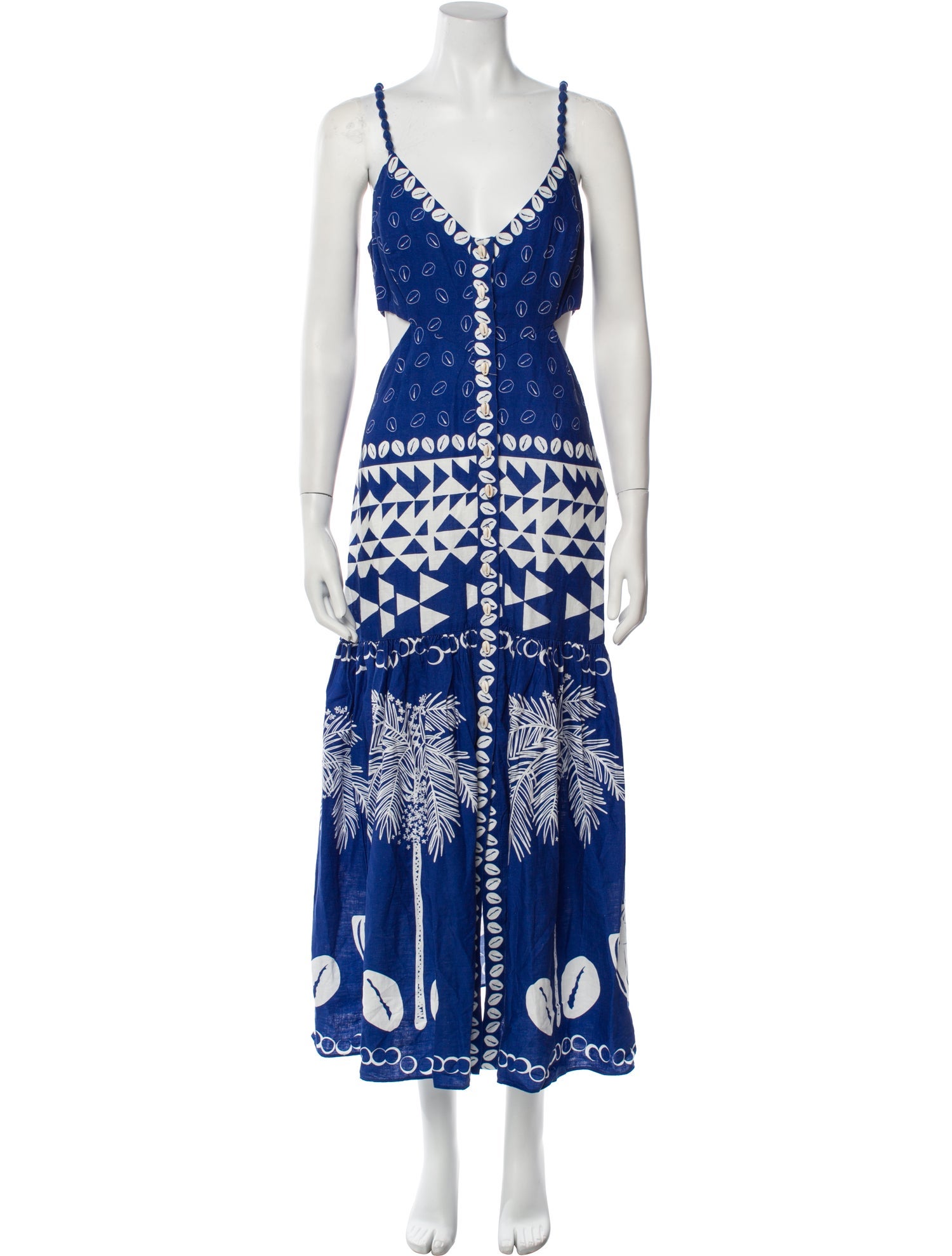 Farm Rio Printed Long Dress