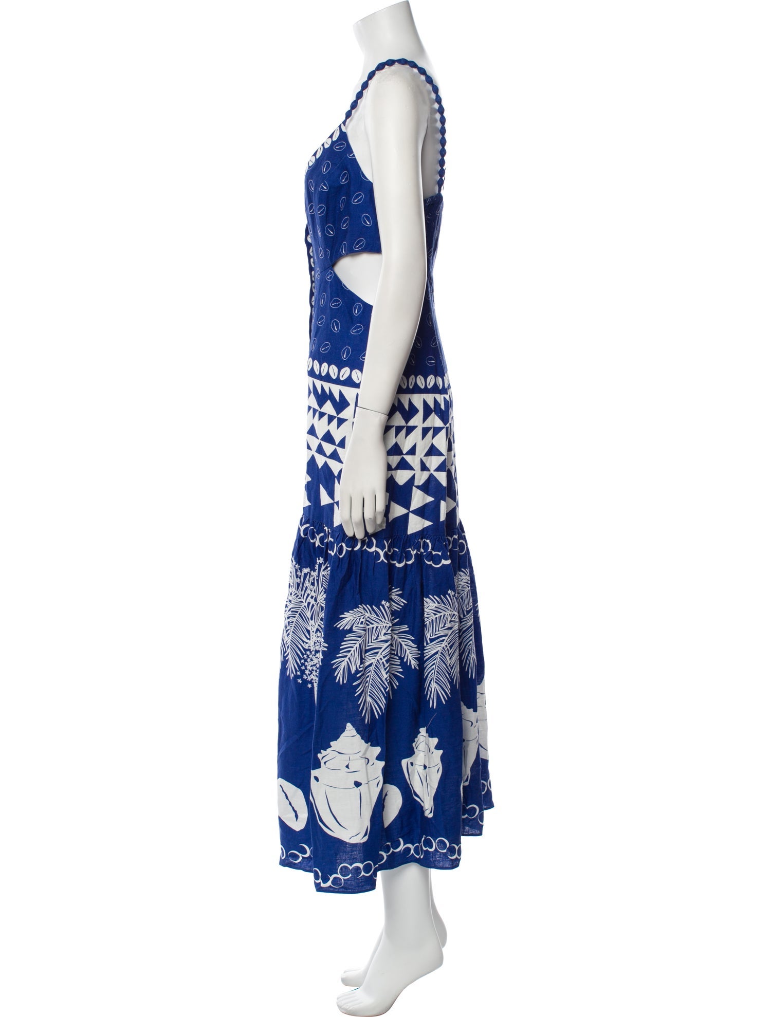 Farm Rio Printed Long Dress