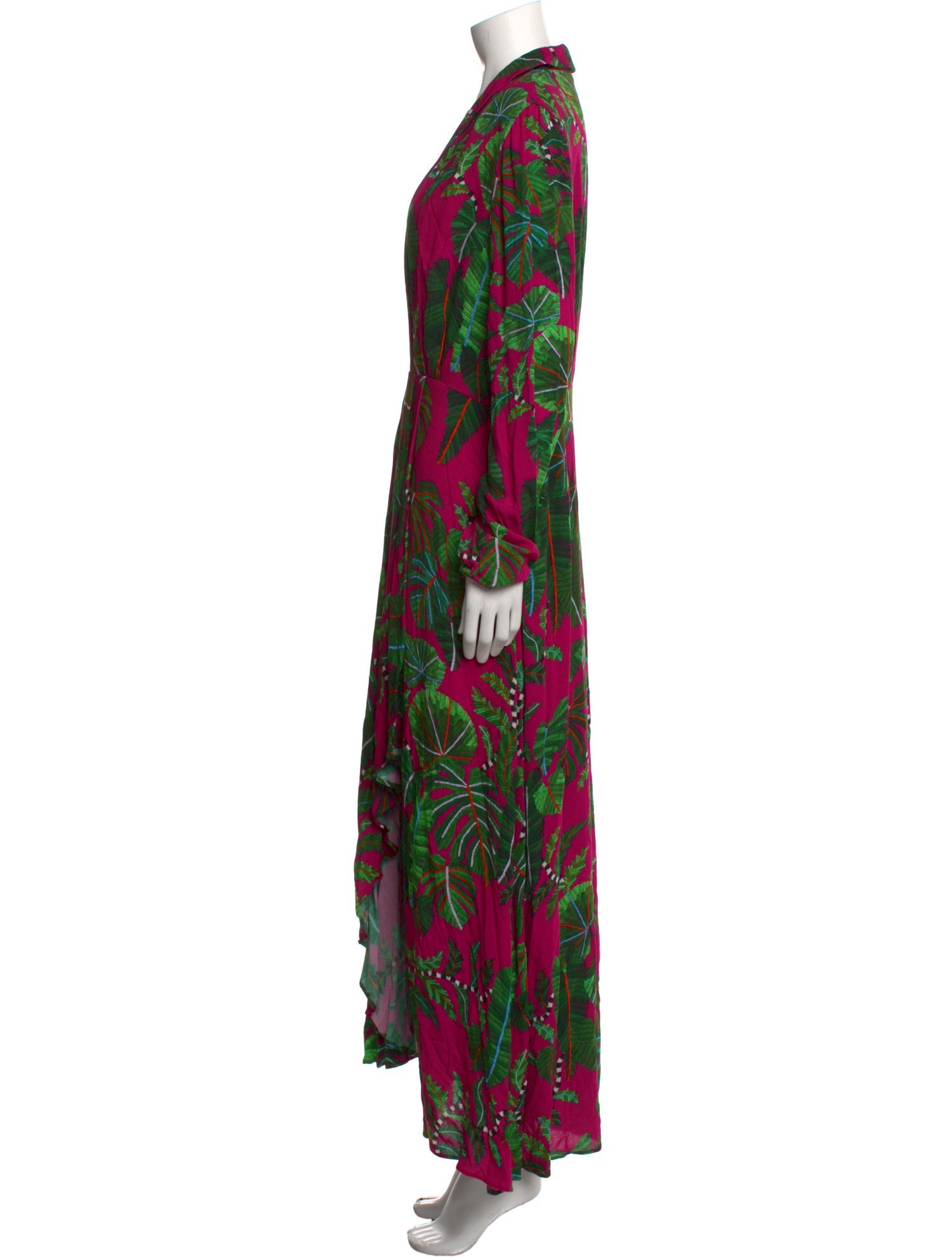 Farm Rio Floral Print Long Dress w/ Tags