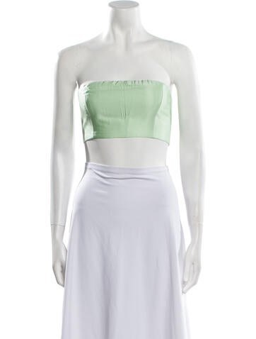 Farm Rio Tops Strapless Crop Top M