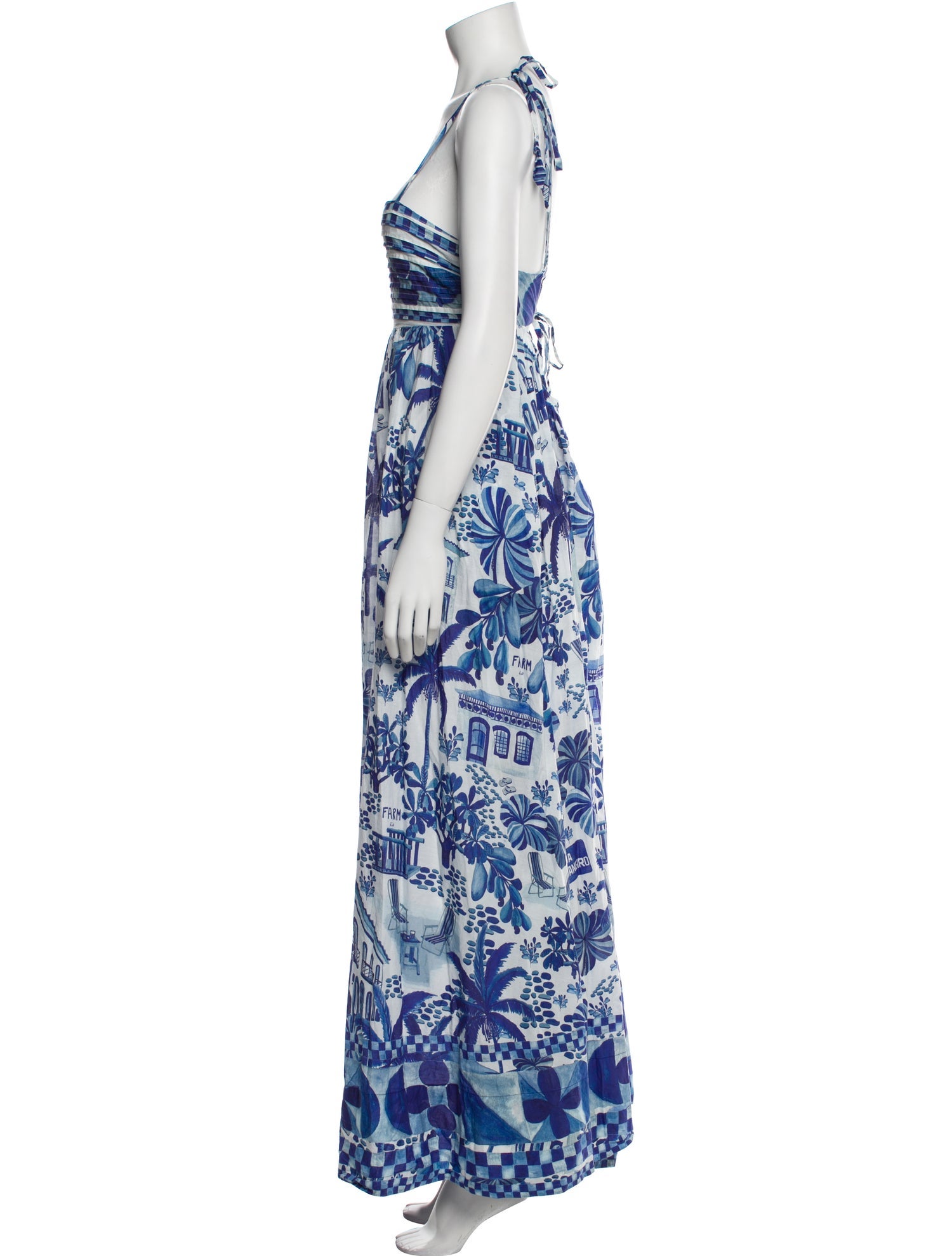 Farm Rio Printed Long Dress