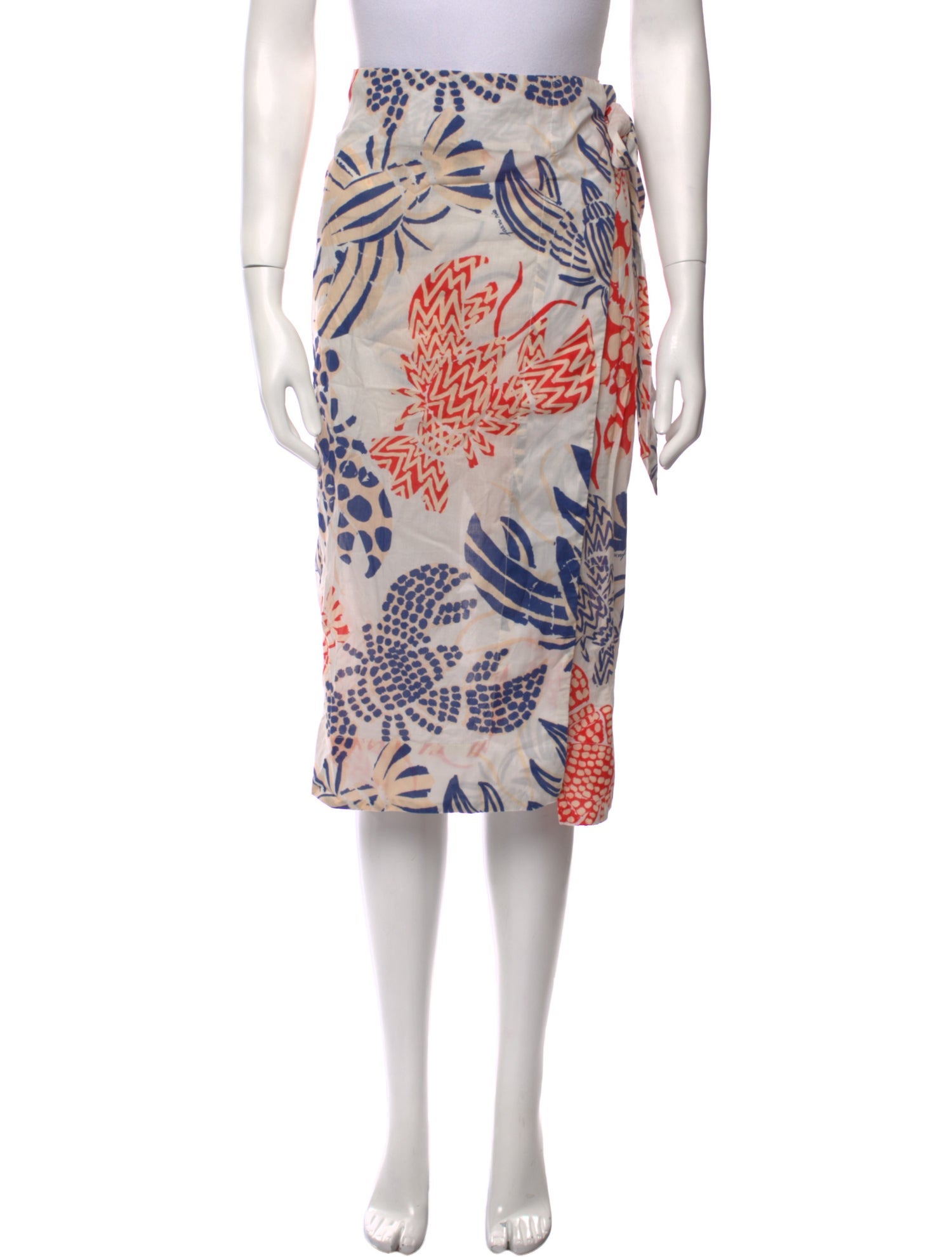 Farm Rio Printed Knee-Length Skirt