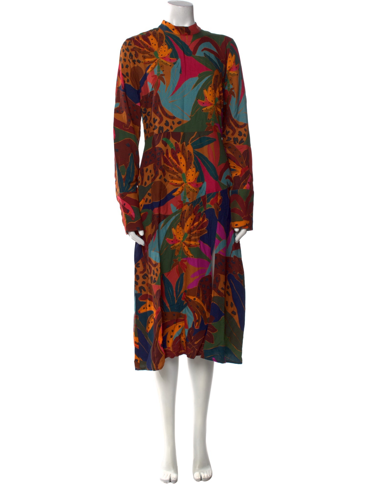 Farm Rio Printed Midi Length Dress w/ Tags