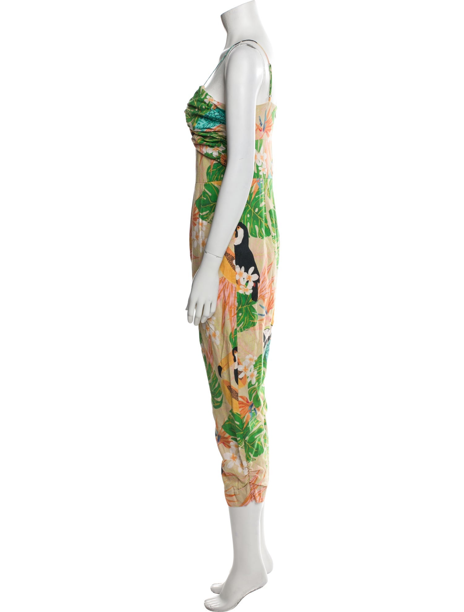 Farm Rio Linen Printed Jumpsuit