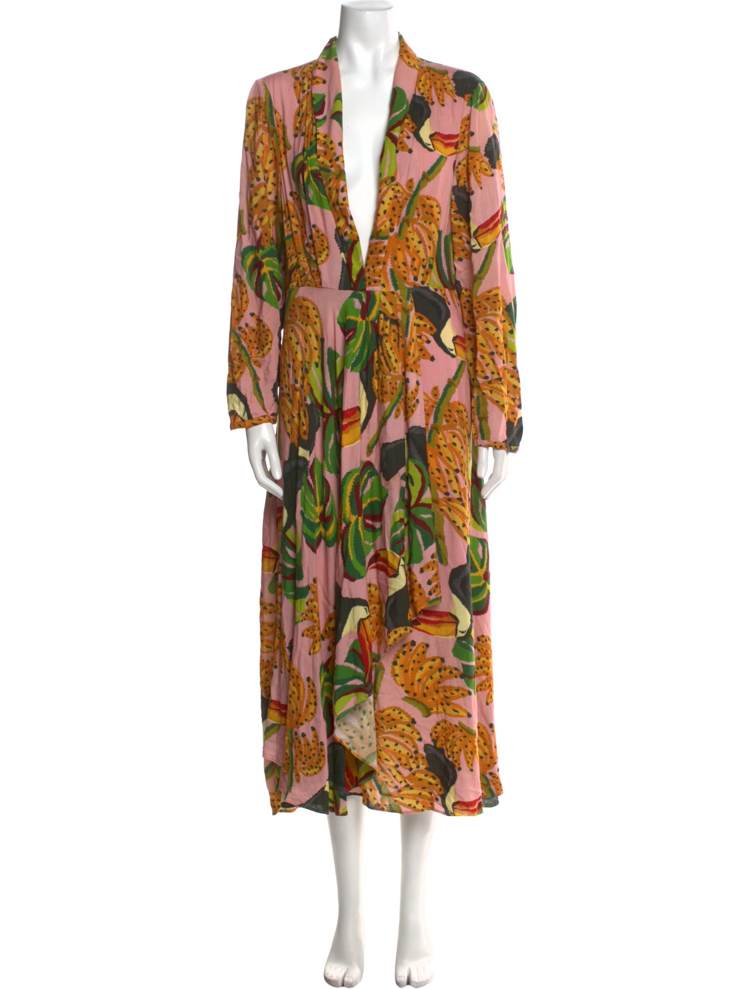 Farm Rio Printed Long Dress