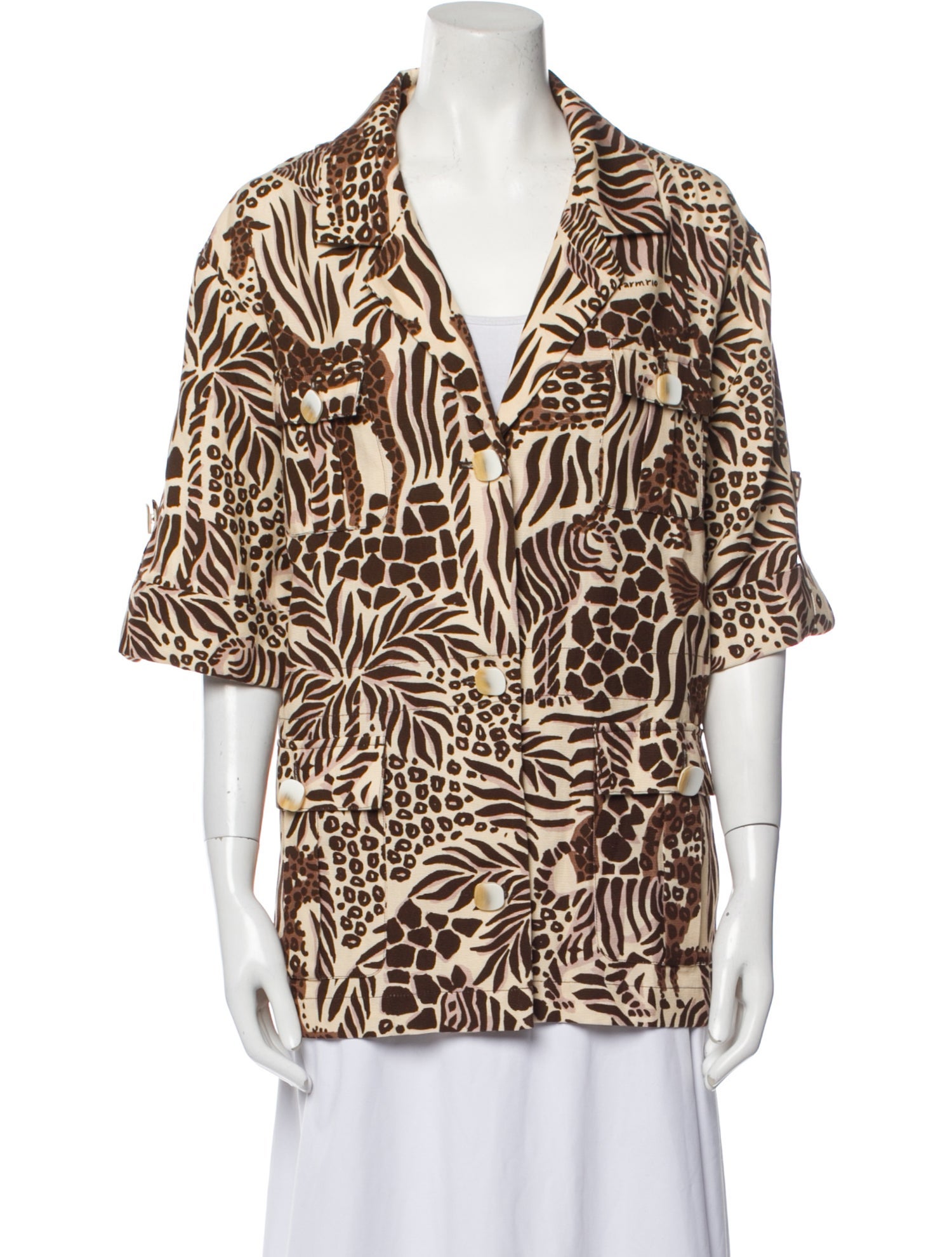 Farm Rio Printed Evening Jacket