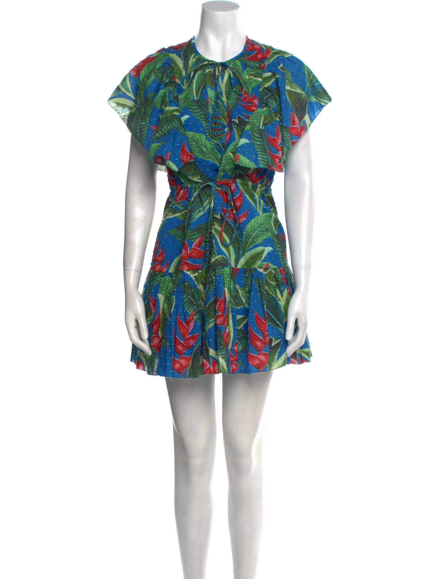 Farm Rio Floral Print Mini Dress w/ Tags