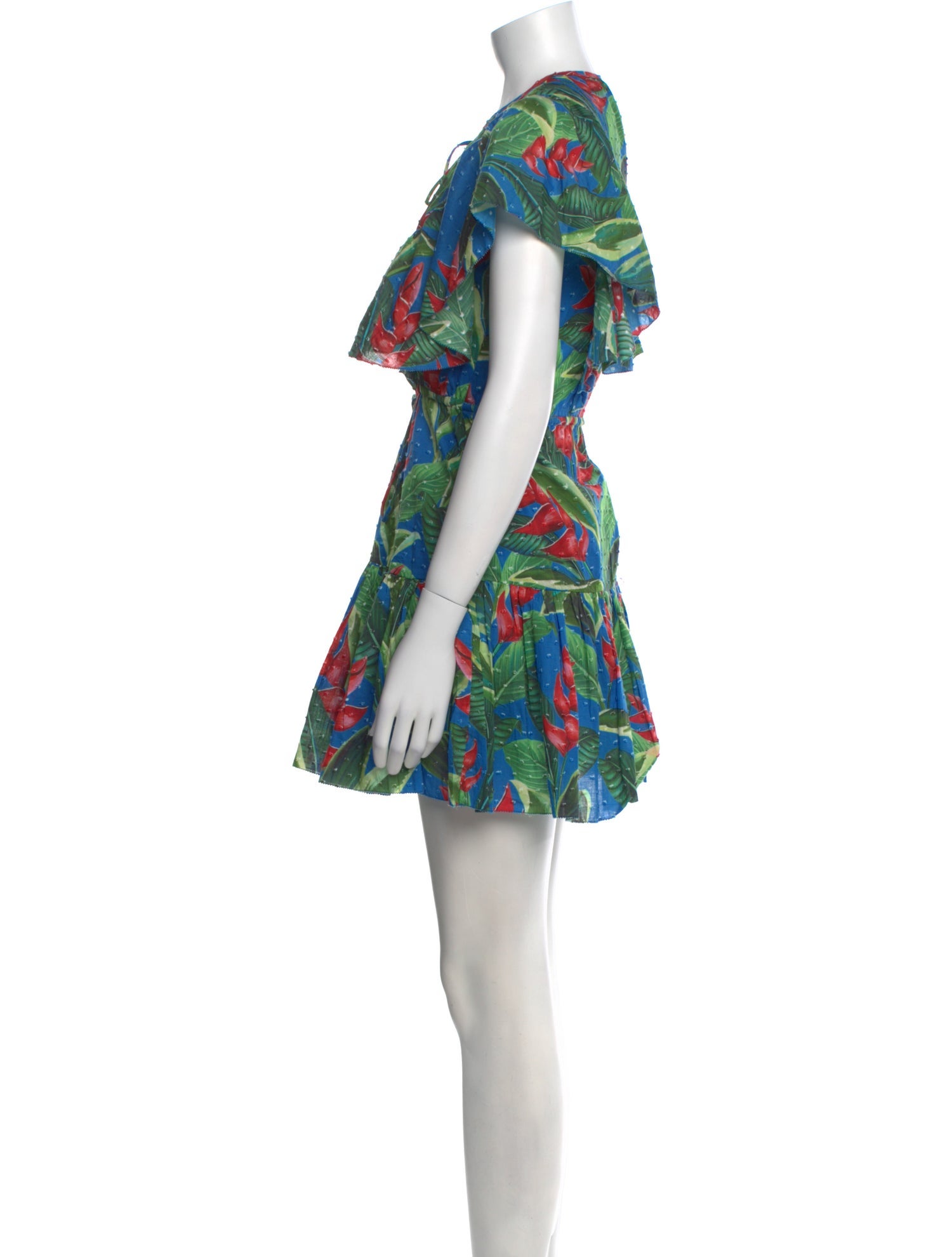 Farm Rio Floral Print Mini Dress w/ Tags