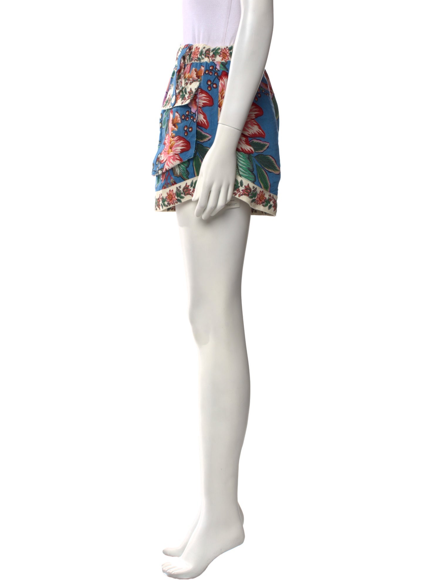 Farm Rio Linen Mini Shorts