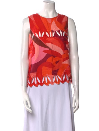 Farm Rio Linen Printed Top