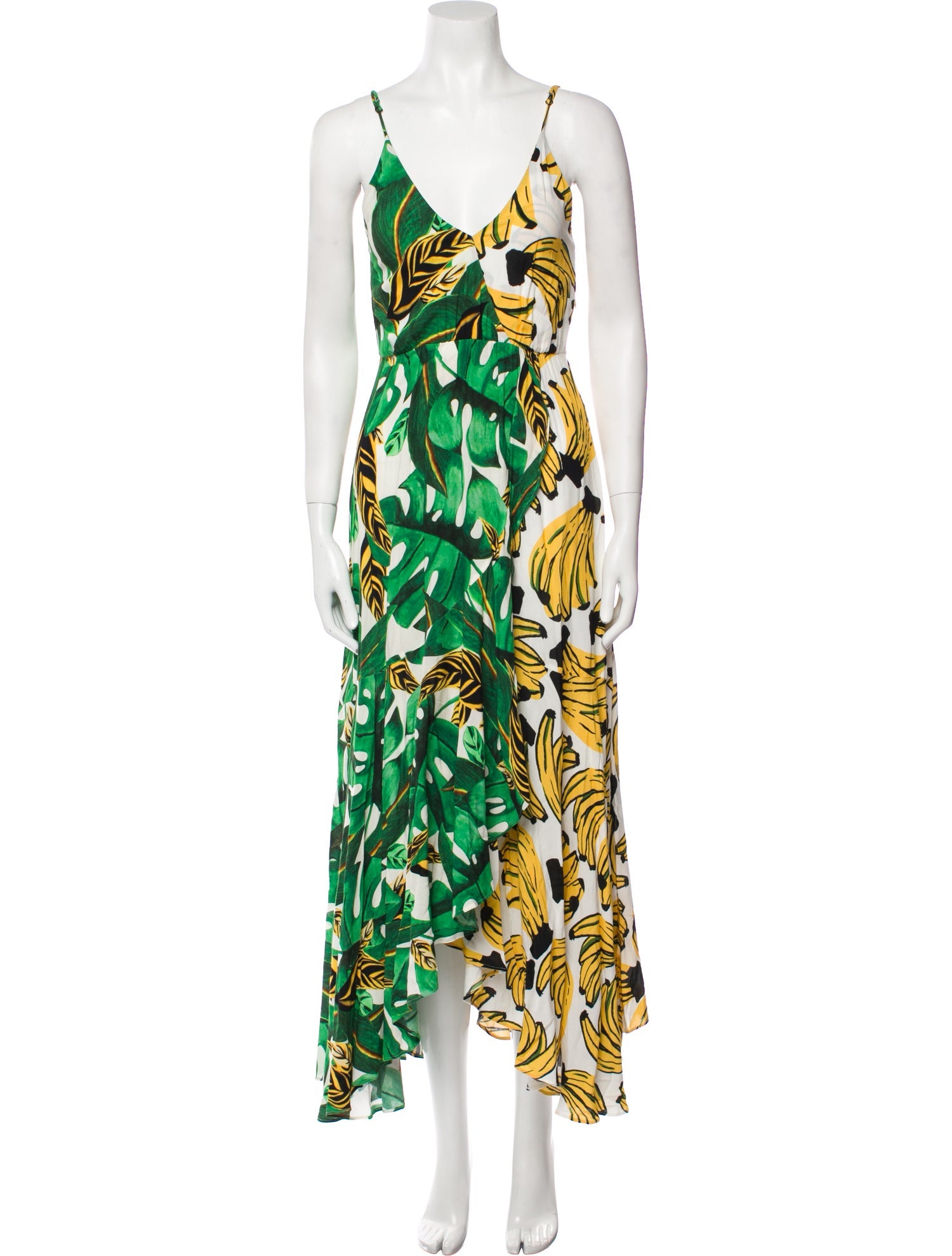 Farm Rio Floral Print Long Dress