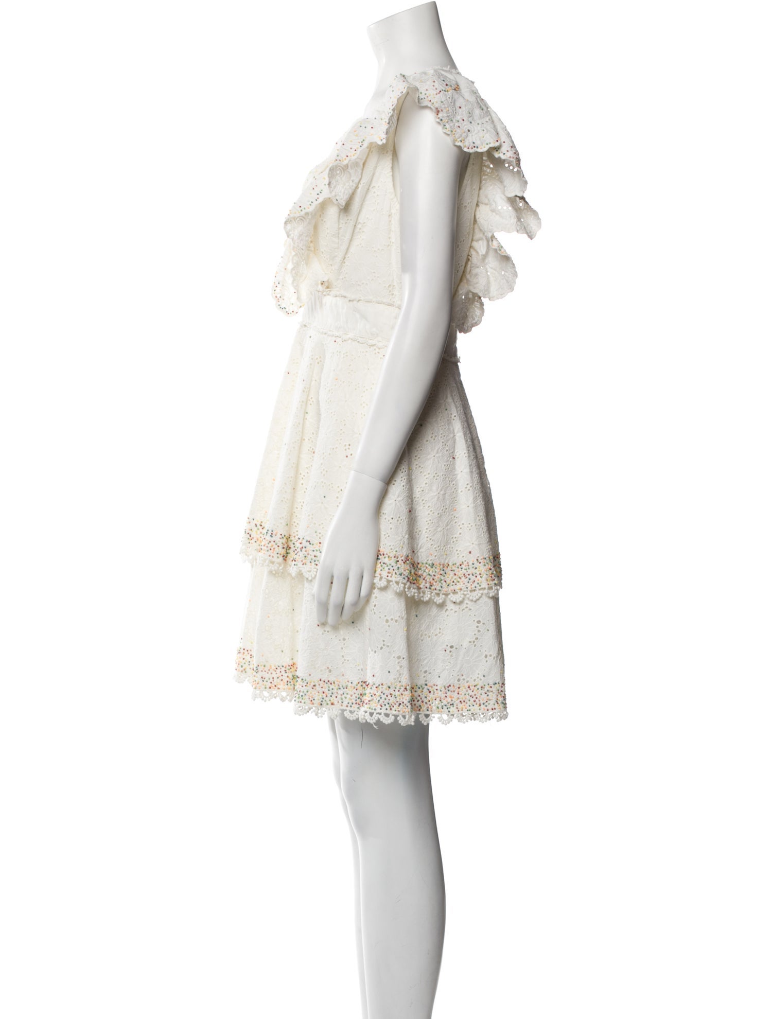 Farm Rio V-Neck Mini Dress