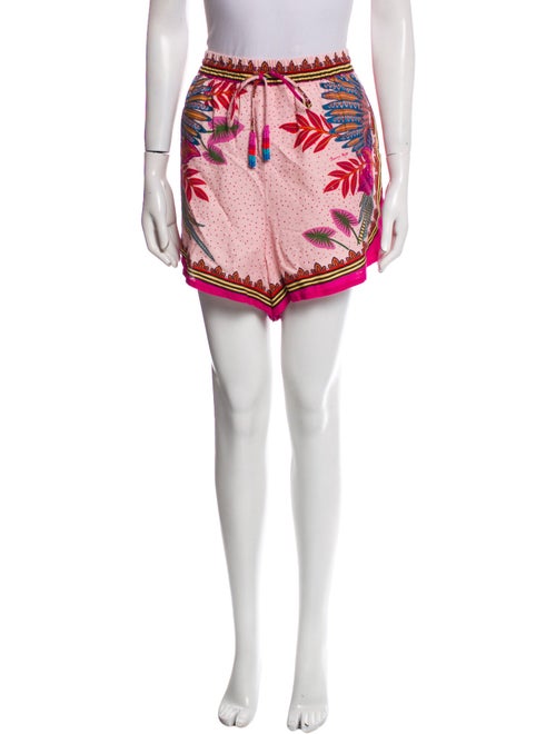 Farm Rio Linen Mini Shorts