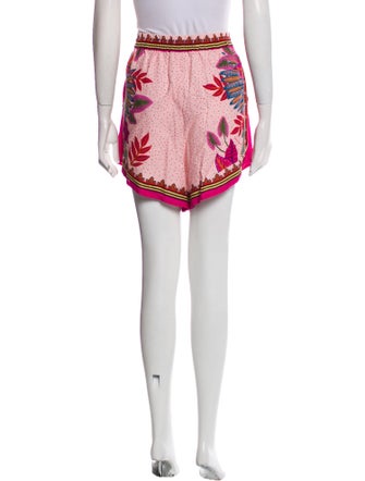 Farm Rio Linen Mini Shorts