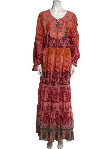 Farm Rio Dresses Paisley Print Long Dress XL