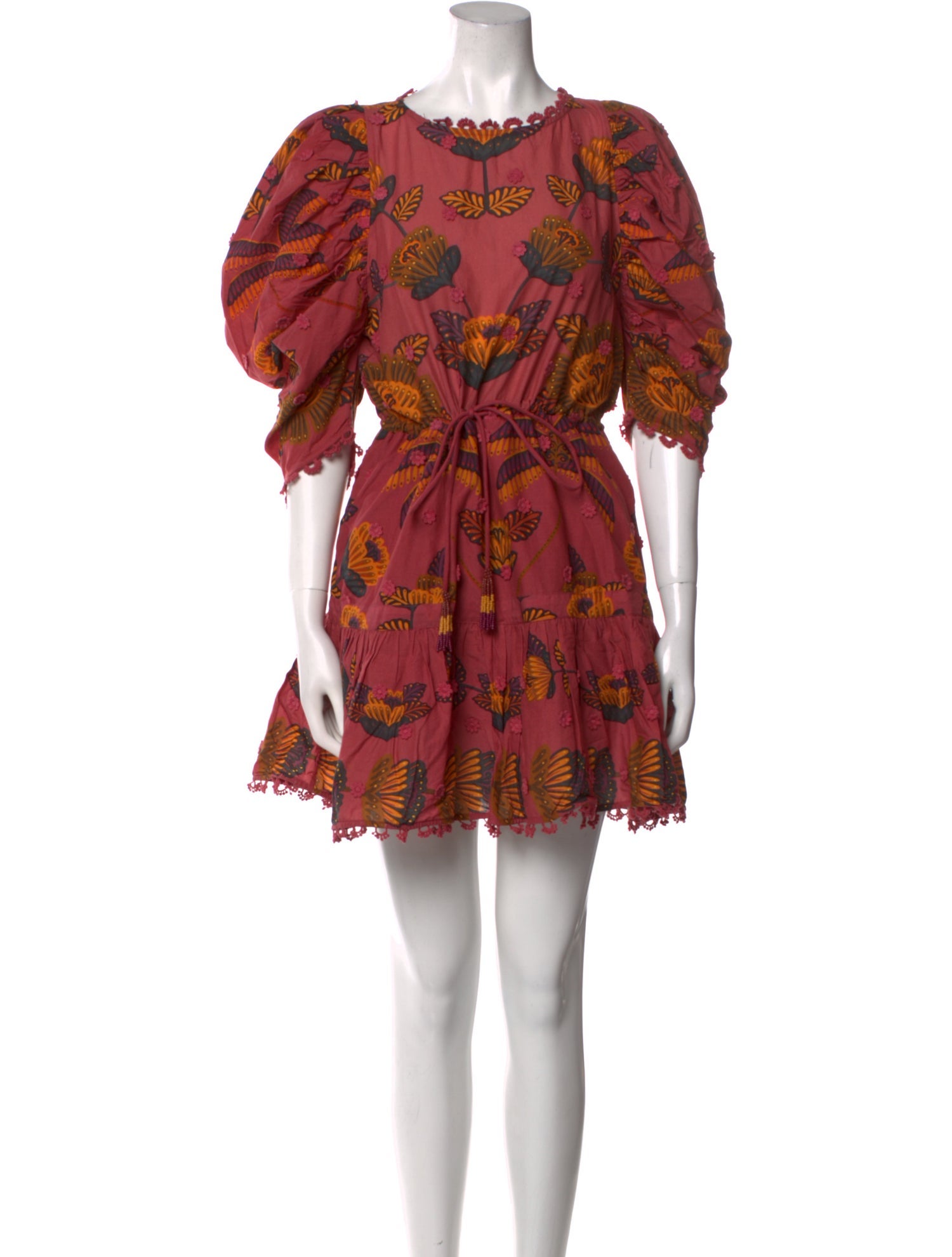 Farm Rio Floral Print Mini Dress w/ Tags