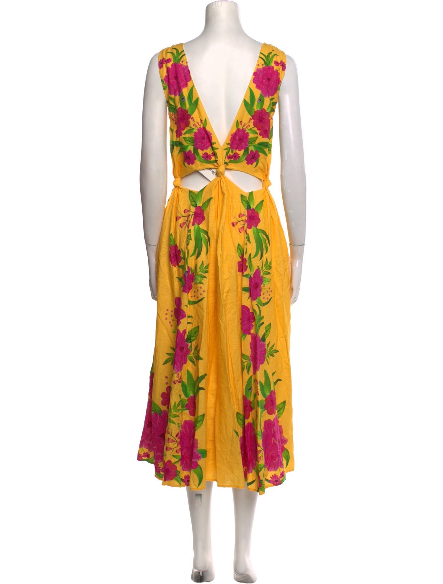 Farm Rio Floral Print Long Dress