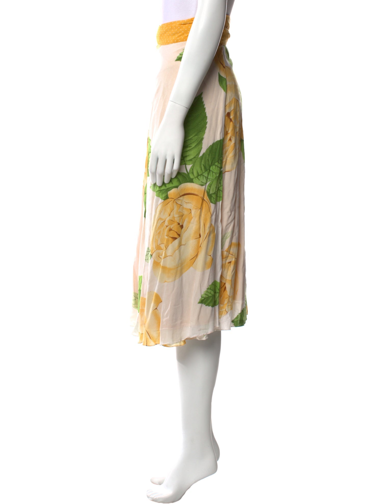 Farm Rio Floral Print Midi Length Skirt