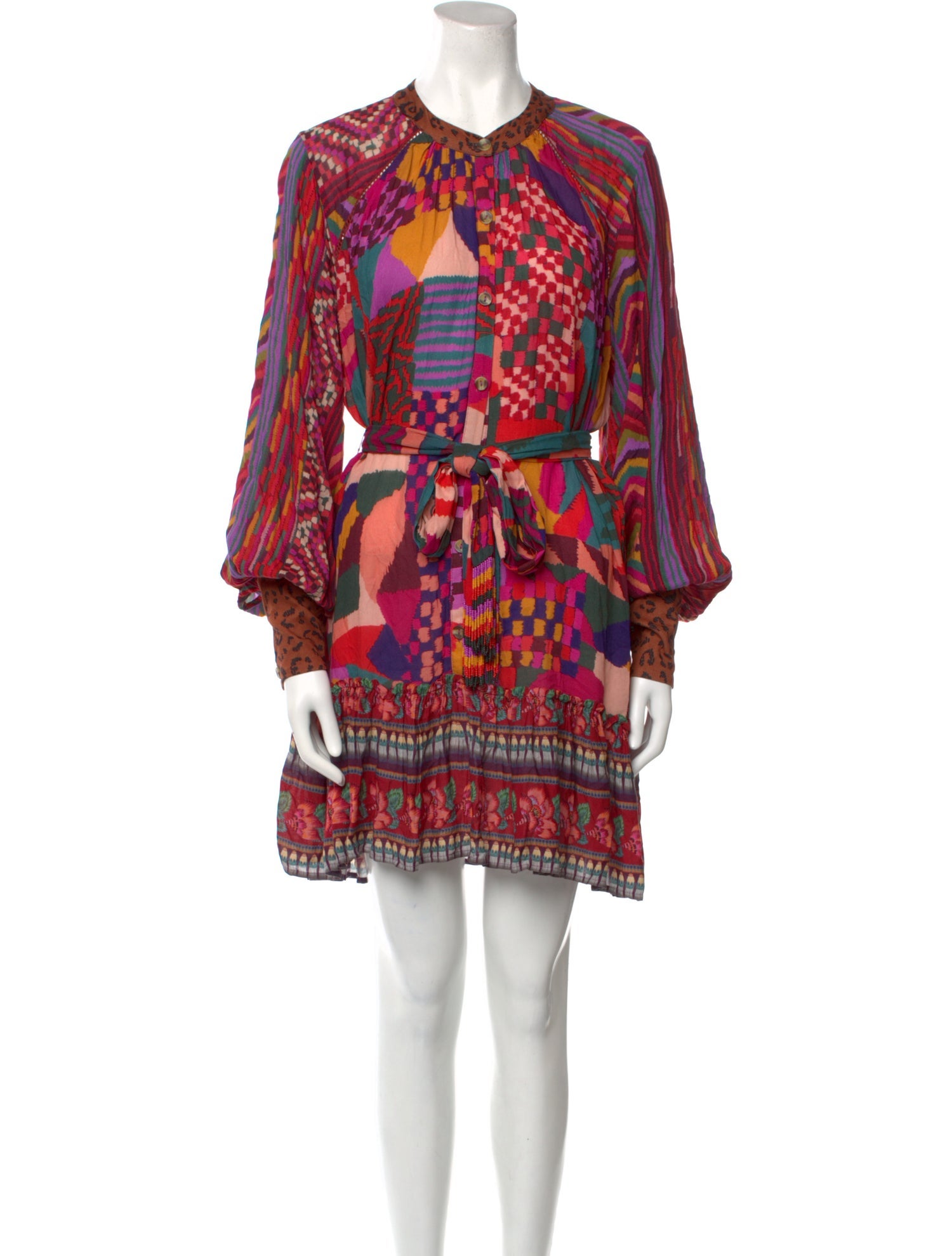 Farm Rio Printed Mini Dress