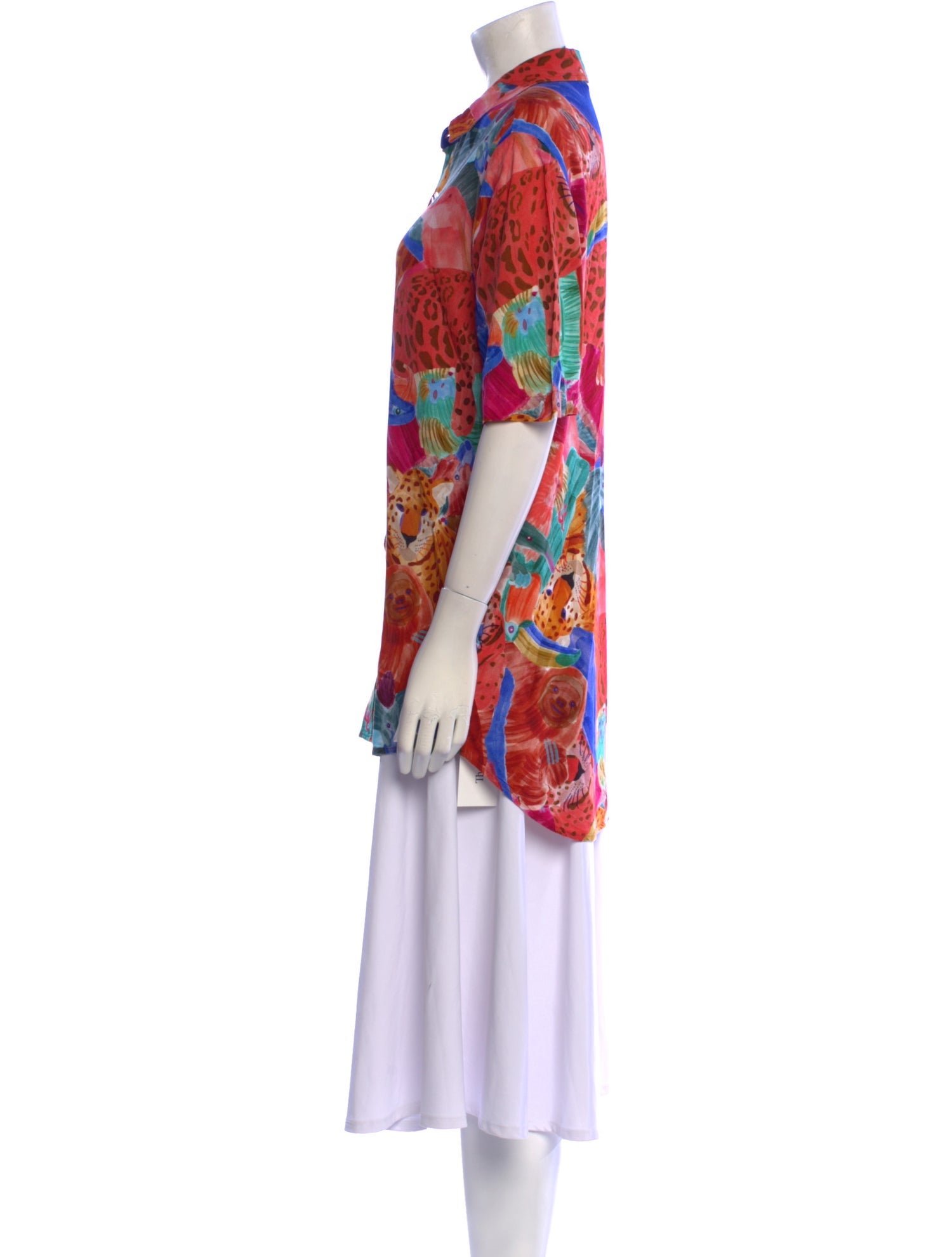Farm Rio Printed Short Sleeve Tunic