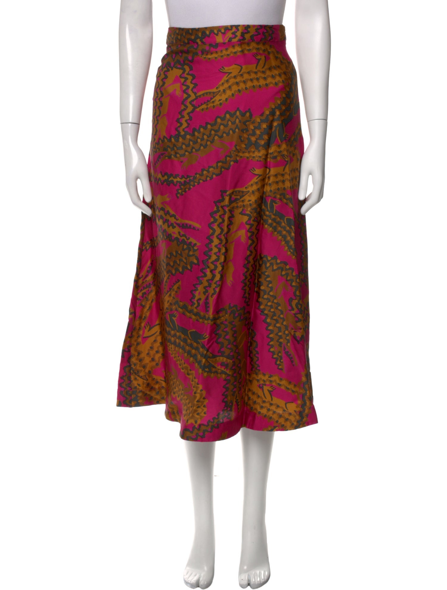 Farm Rio Printed Midi Length Skirt