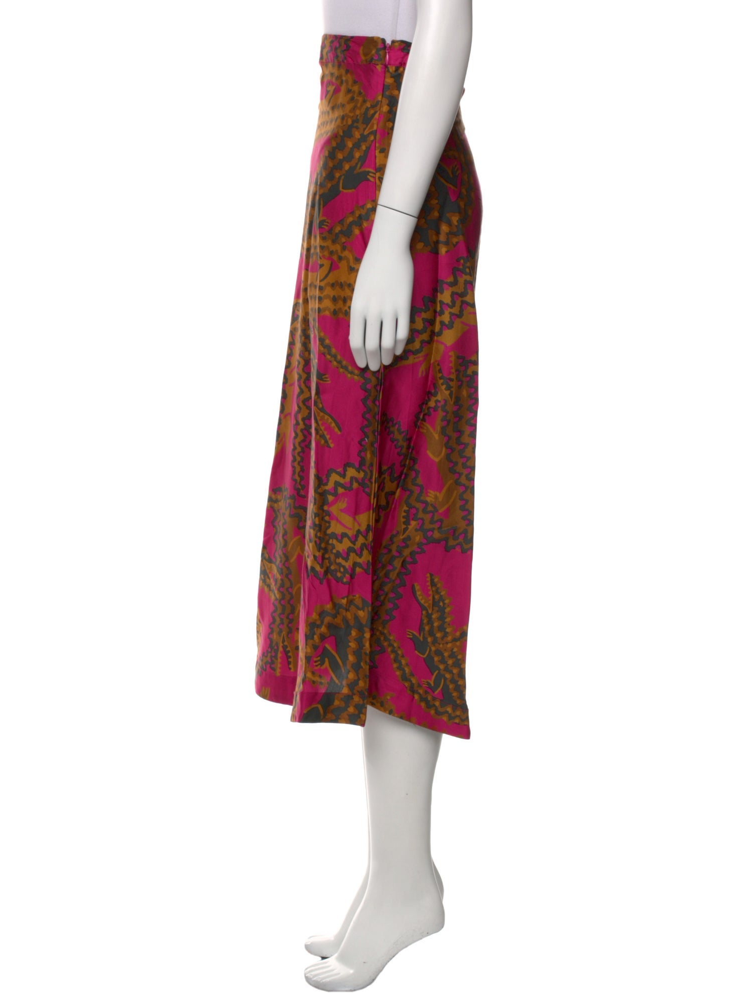 Farm Rio Printed Midi Length Skirt