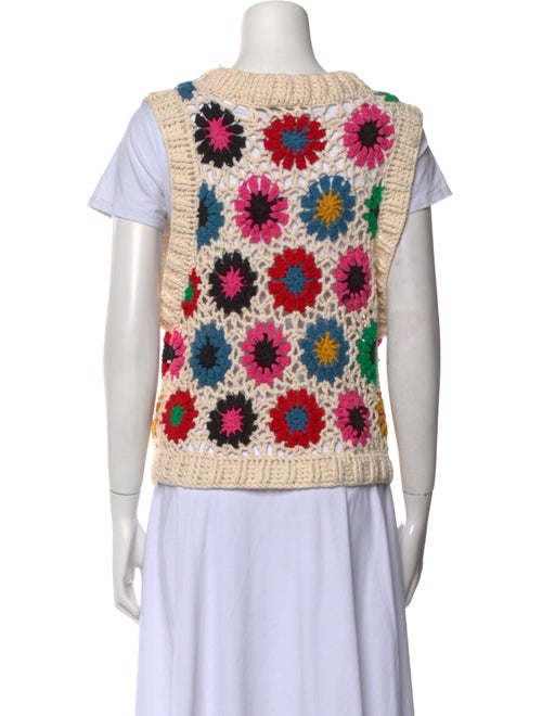 Farm Rio Patterned Crew Neck Sweater