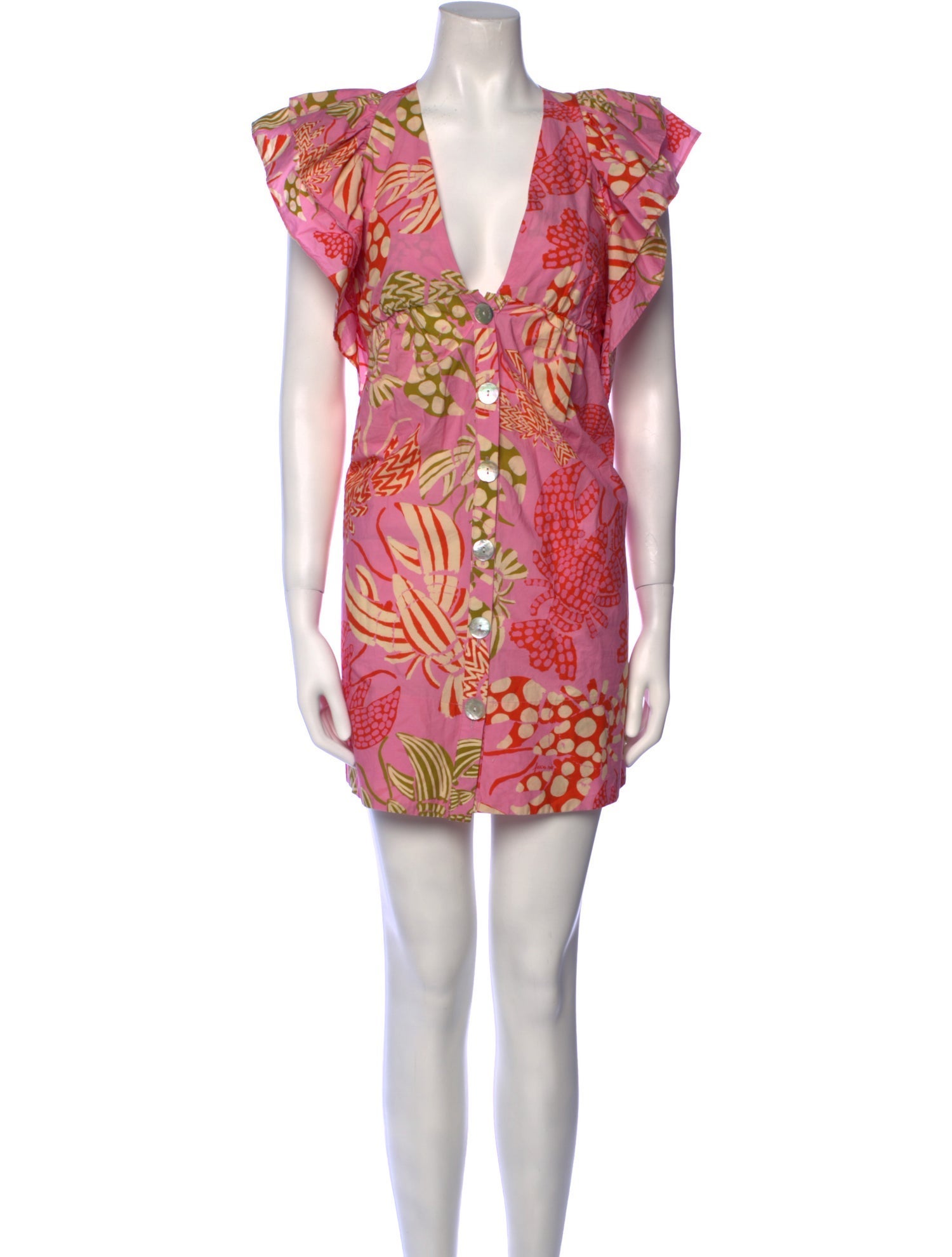 Farm Rio Printed Mini Dress