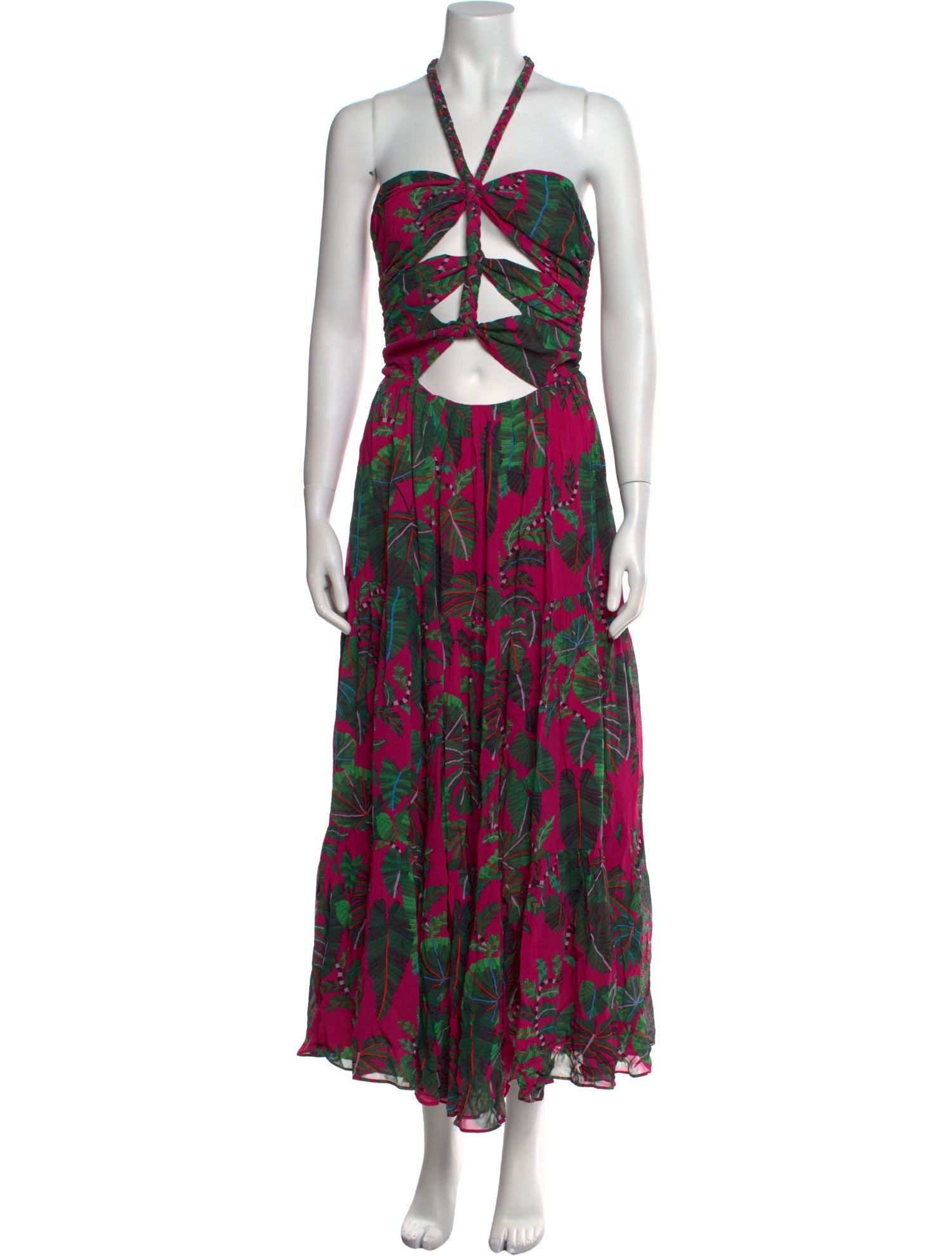 Farm Rio Printed Midi Length Dress