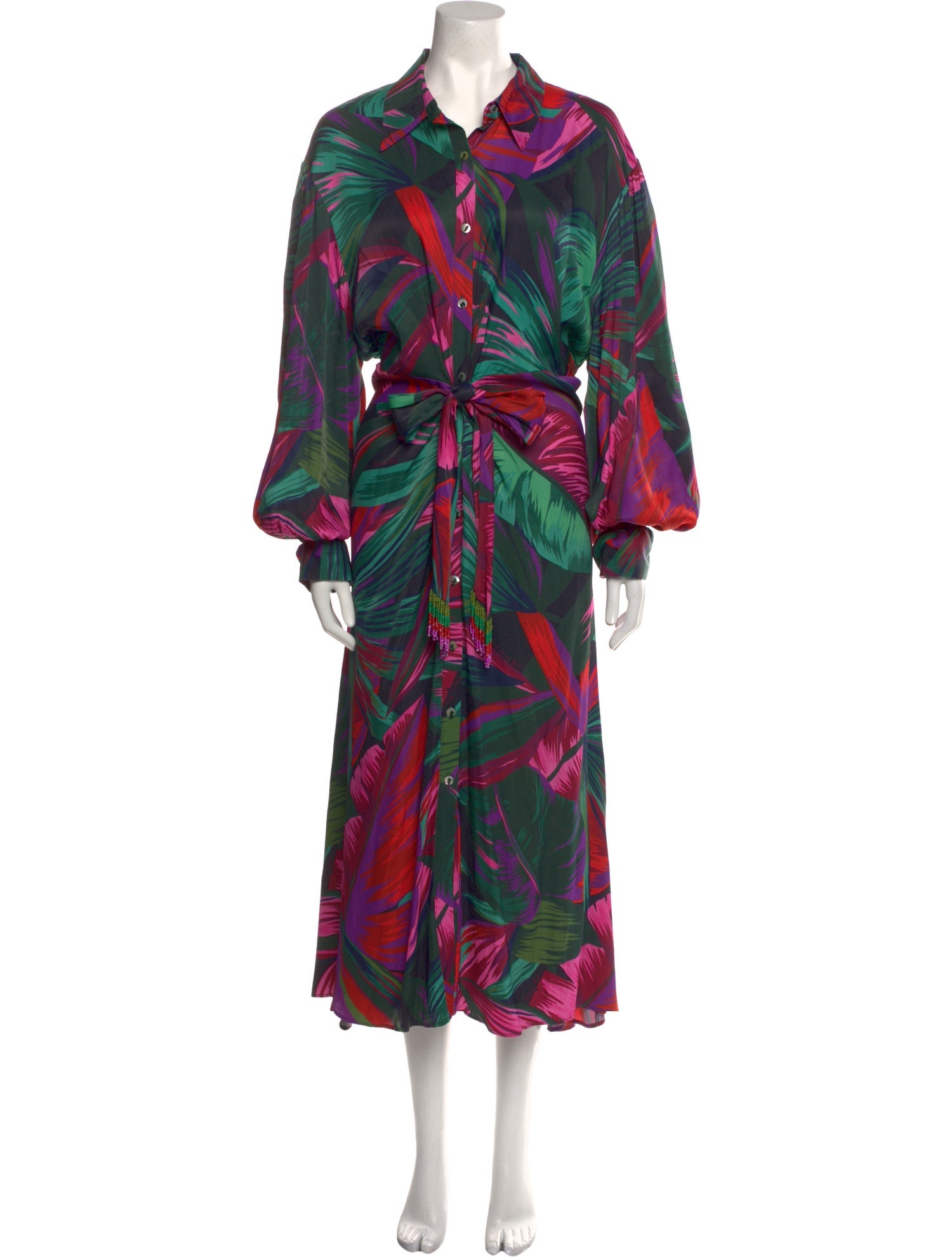Farm Rio Printed Long Dress