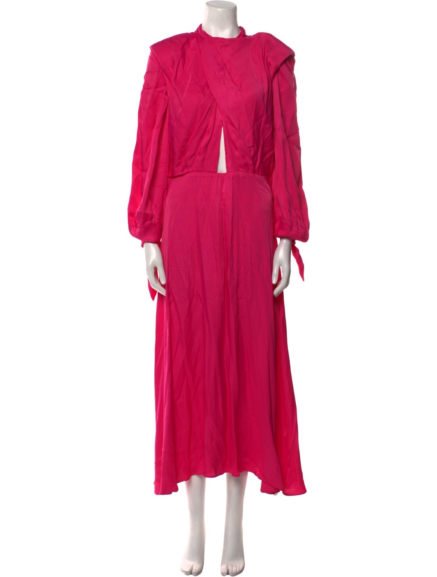 Farm Rio Mock Neck Long Dress