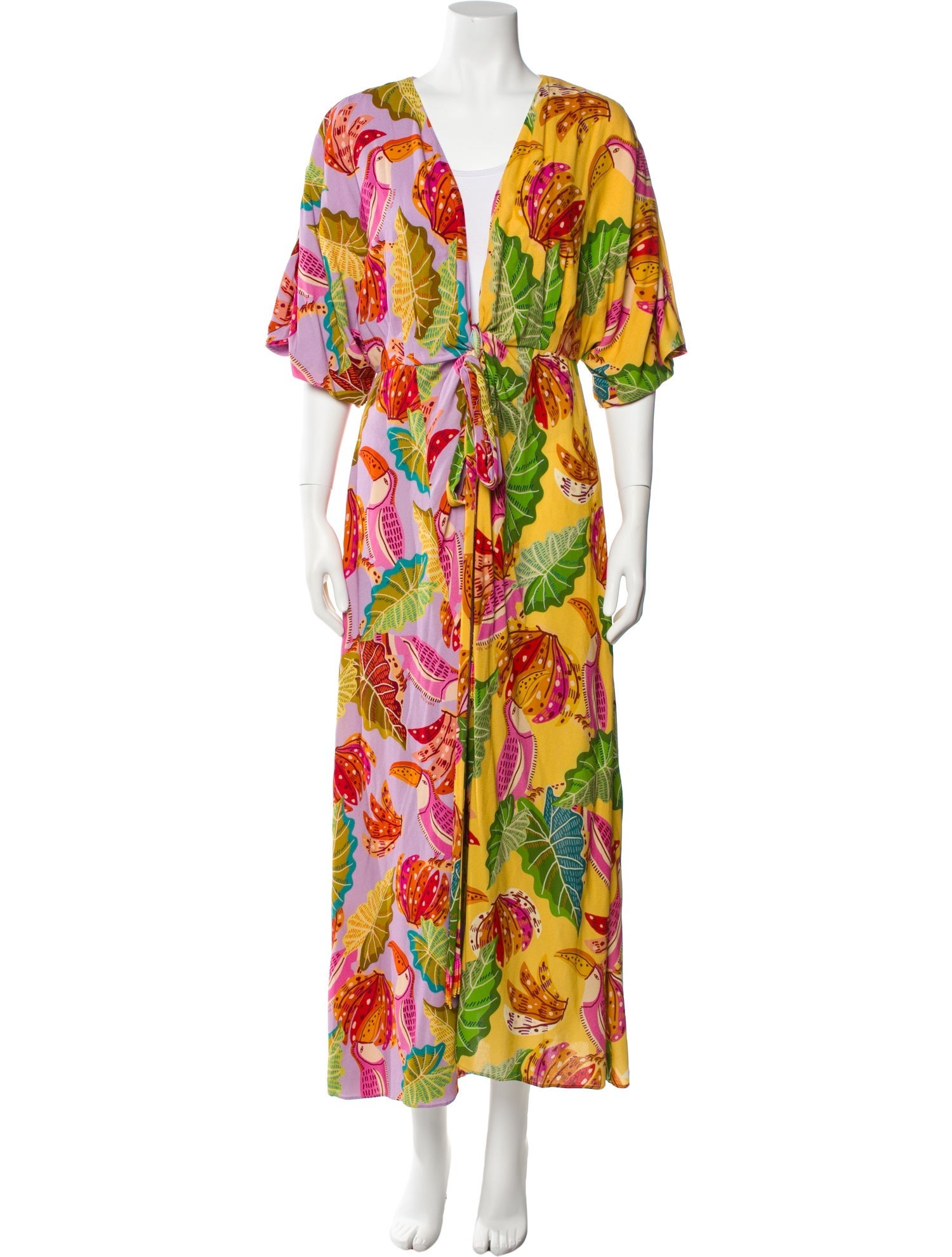 Farm Rio Printed Long Dress