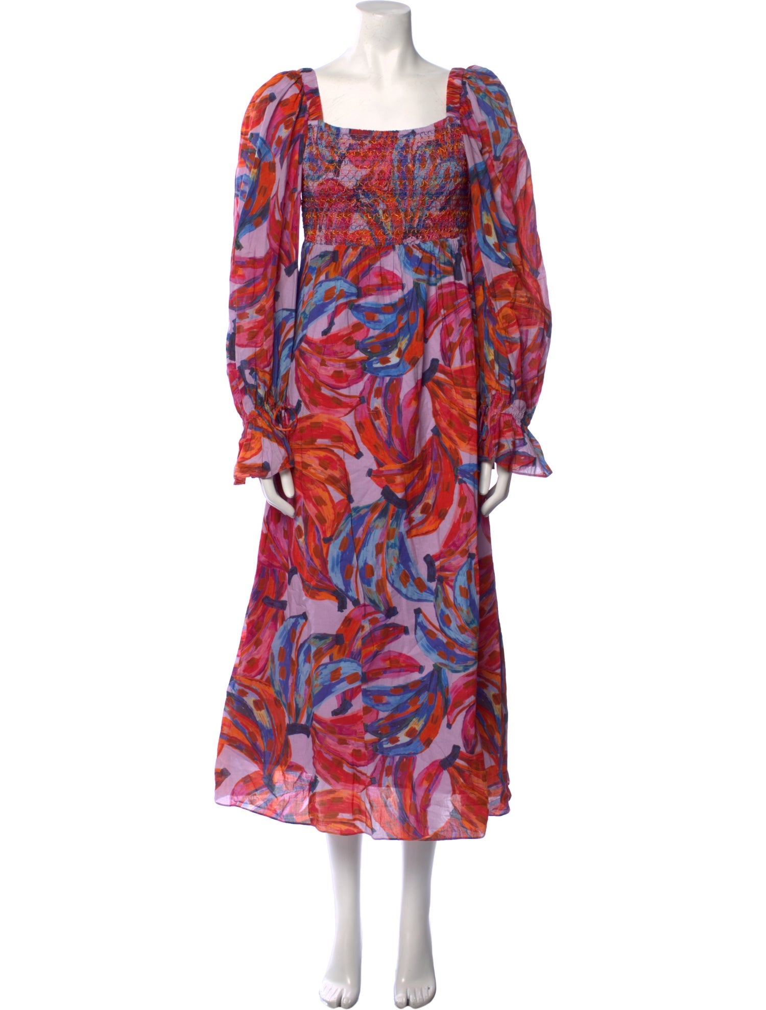 Farm Rio Printed Long Dress