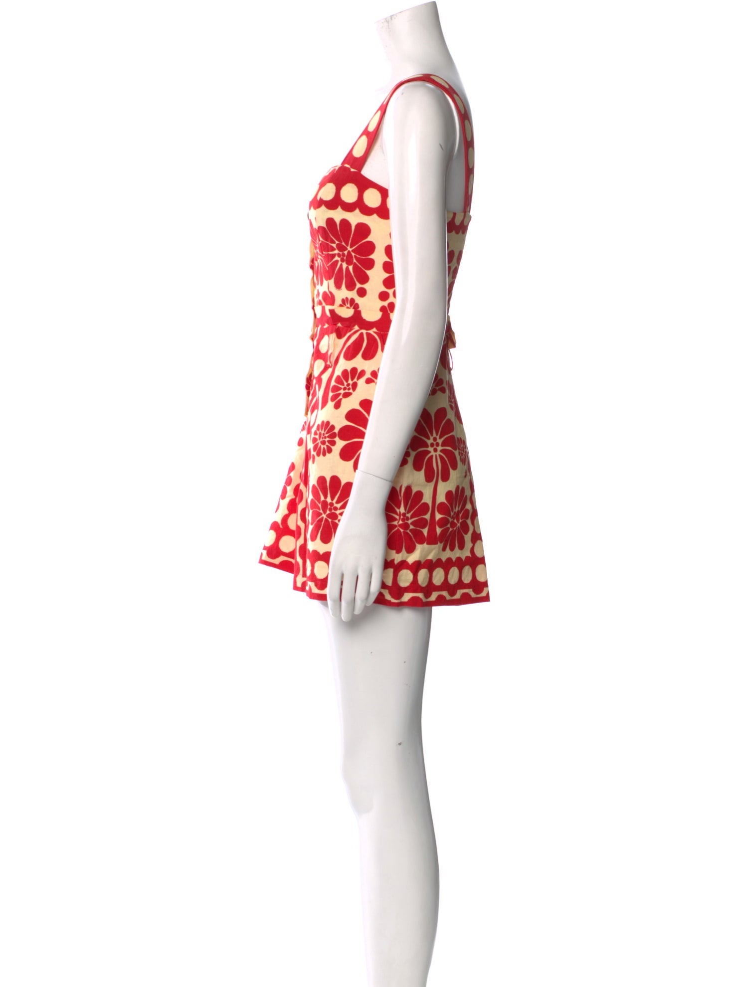 Farm Rio Linen Printed Romper