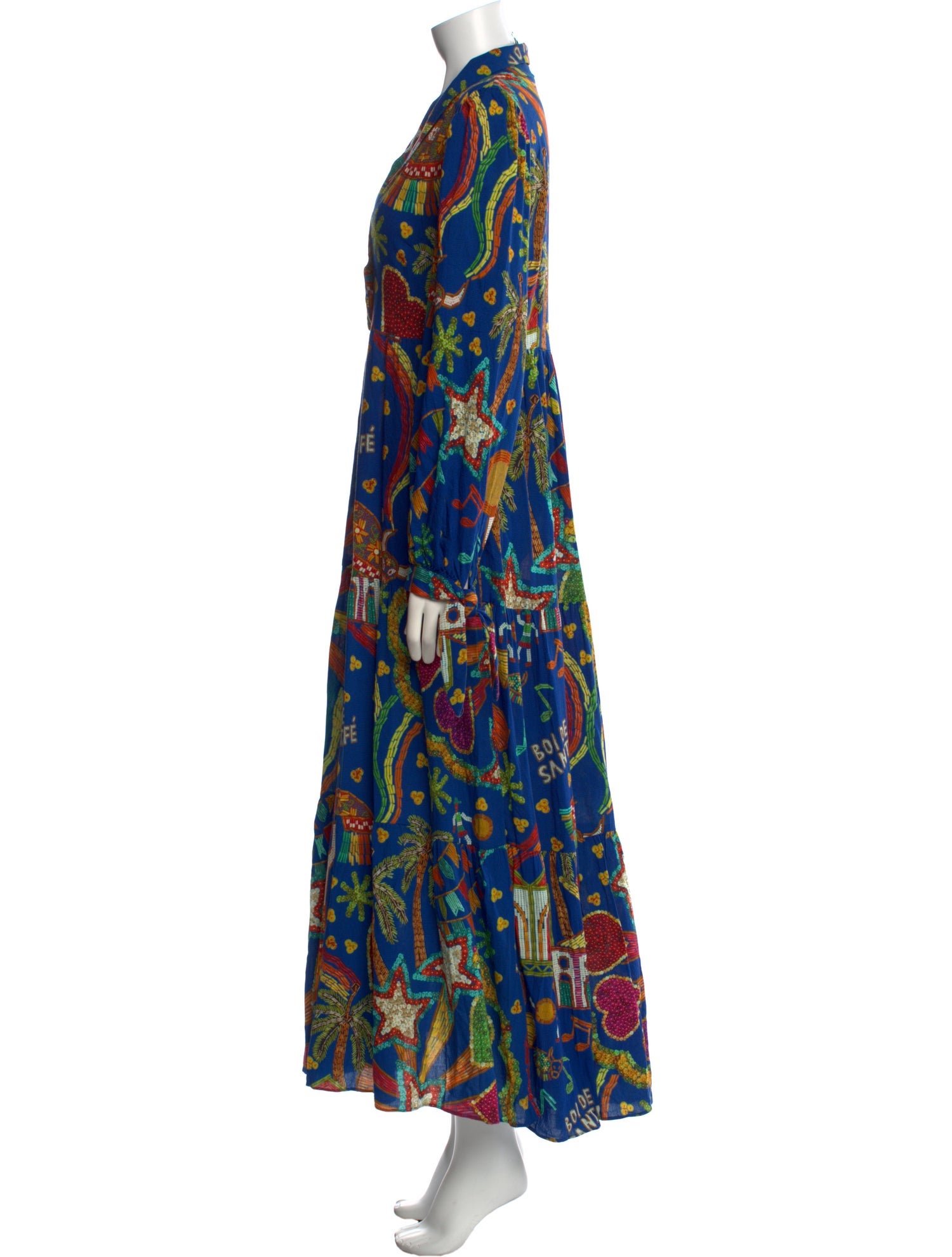 Farm Rio Printed Long Dress