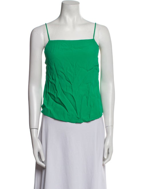 Farm Rio Square Neckline Sleeveless Crop Top