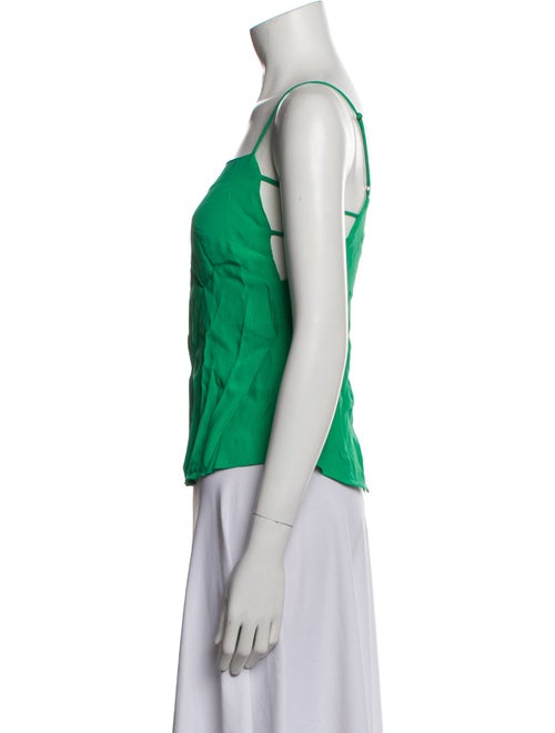 Farm Rio Square Neckline Sleeveless Crop Top