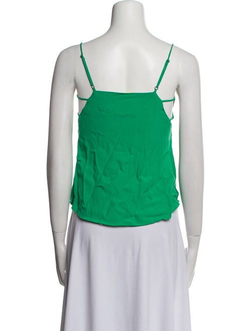 Farm Rio Square Neckline Sleeveless Crop Top