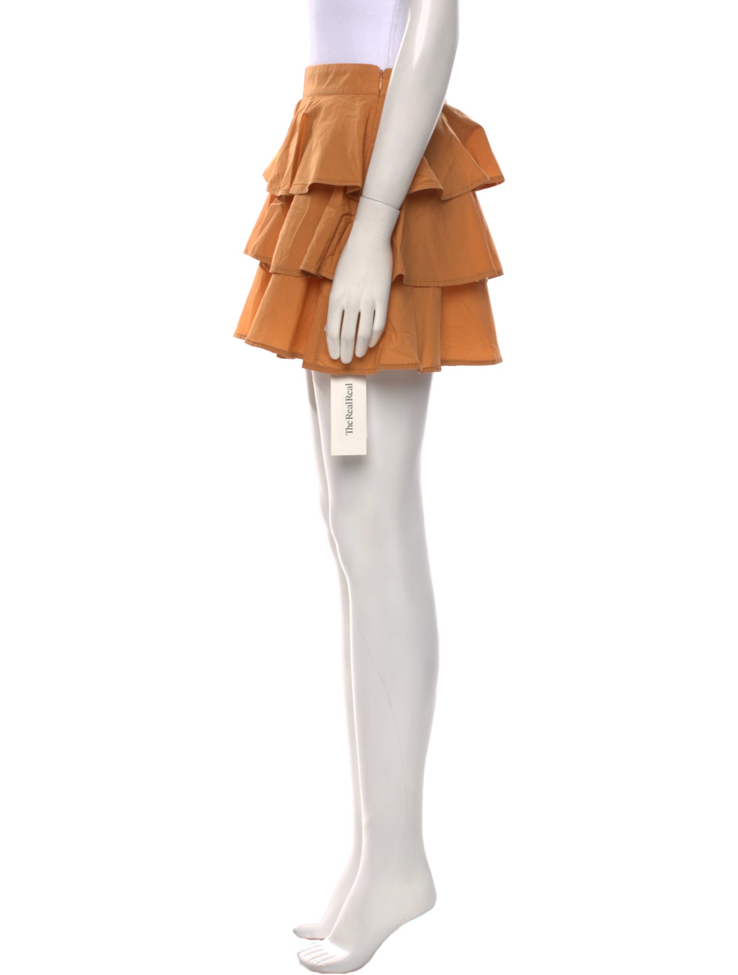 Farm Rio Pleated Accents Mini Skirt