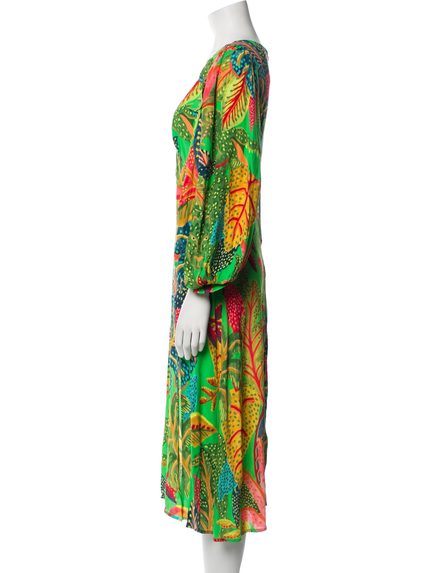 Farm Rio Printed Long Dress