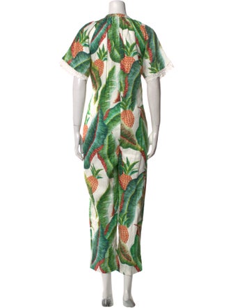 Farm Rio Linen Printed Jumpsuit