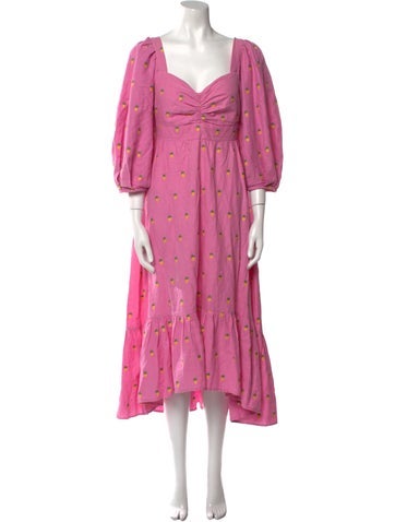 Farm Rio Dresses Linen Long Dress S