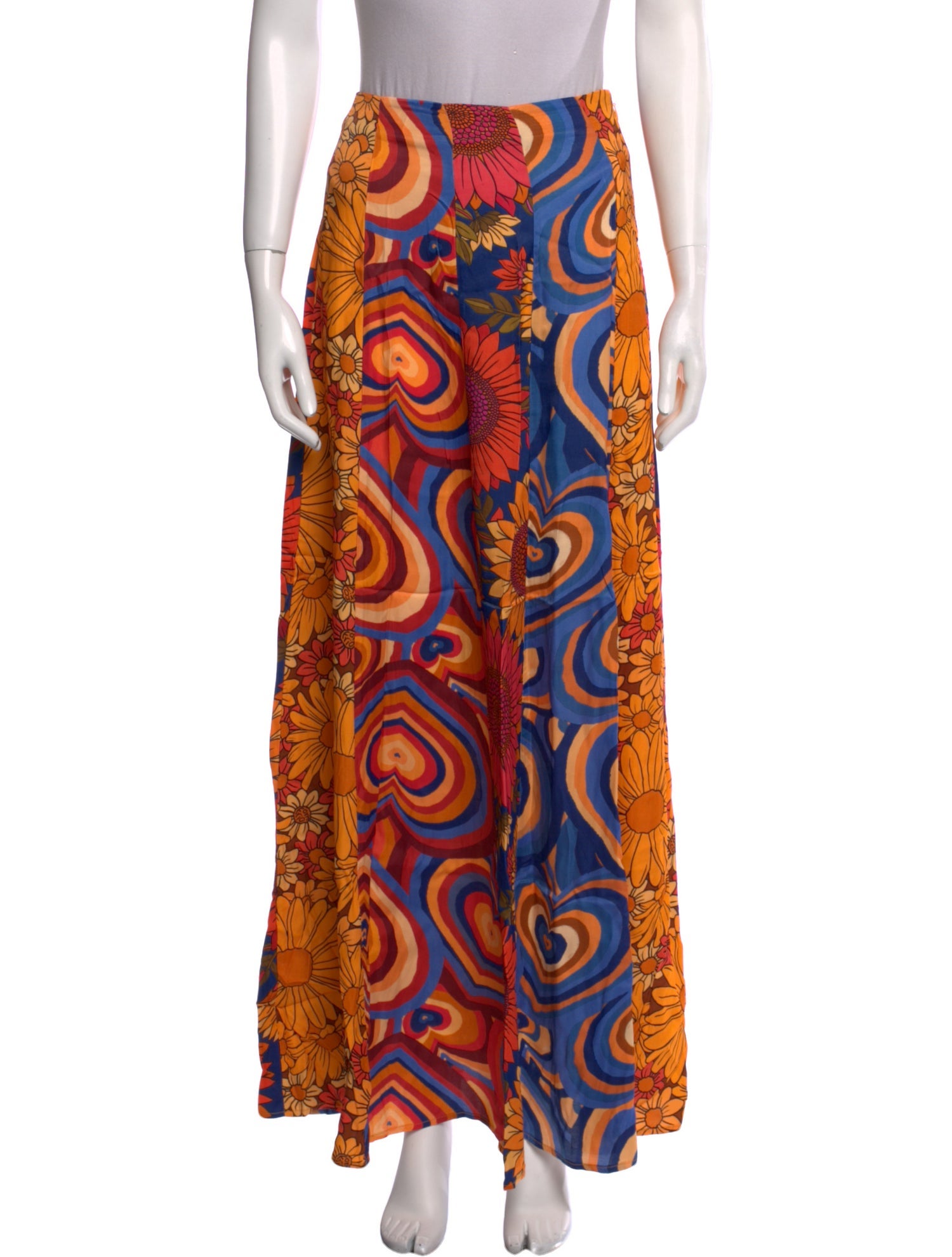Farm Rio Printed Long Skirt w/ Tags