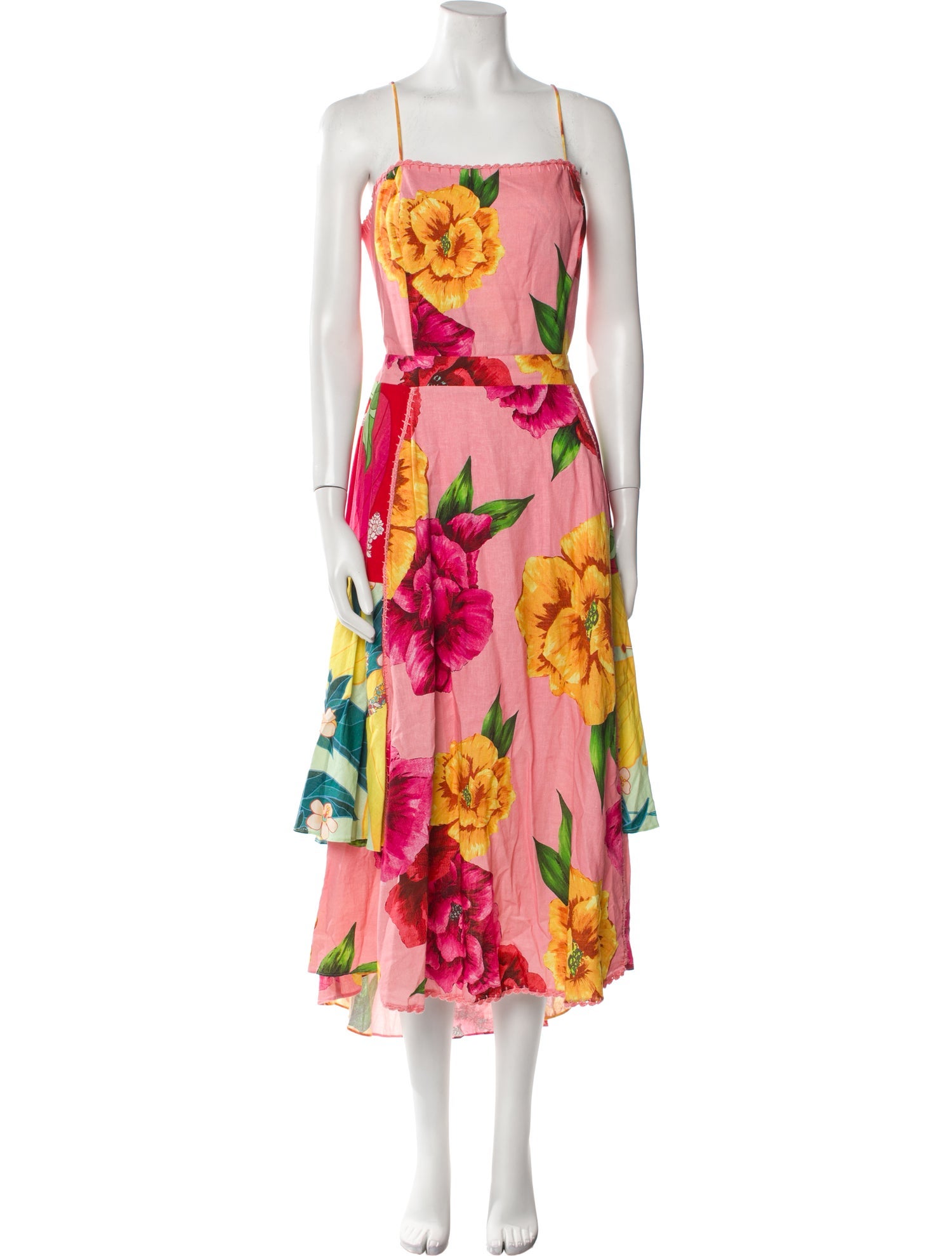 Farm Rio Linen Long Dress