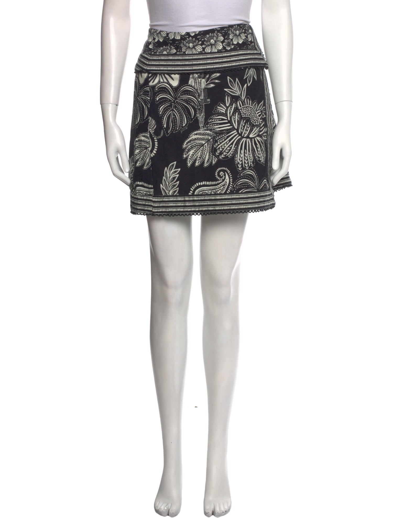 Farm Rio Printed Mini Skirt